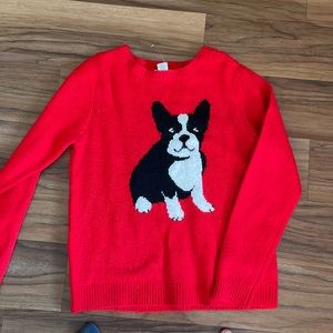 NWT red Cupcakes & Cashmere Boston terrier sweater